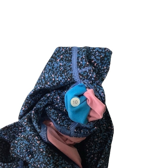 Lululemon Wunder Under Full Length Sz 10 Flashback Confetti - Picture 3 of 8